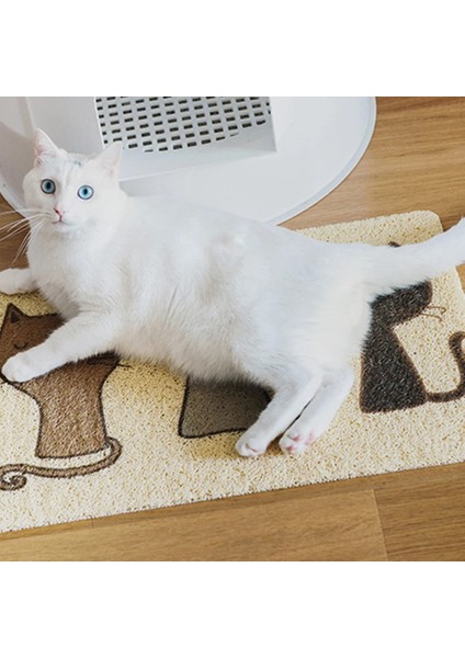 On Iki Kedi Stili 40X60CM Pet Kedi Kumu Pedi Katlanabilir Pet Yavru Kedi Kumu Kutusu Mat Pvc Kaymaz Su Geçirmez Desen Temizleme Pedi Ürün Aksesuarları (Yurt Dışından) modelleri