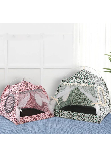 Beyaz Stil L Beden Pet Çadır Taşınabilir Katlanır Pet House Köpek Kedi Yatak Yaz Rahat Hamak Kulübesi Kedi Kafesi Küçük Köpekler Için Yatak Yıkanabilir Nefes Çadır (Yurt Dışından)