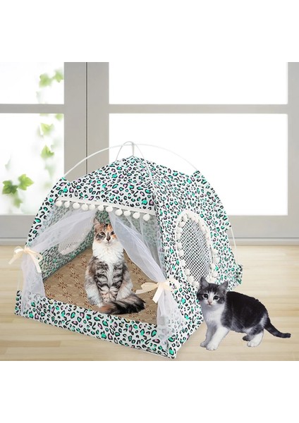 Beyaz Stil L Beden Pet Çadır Taşınabilir Katlanır Pet House Köpek Kedi Yatak Yaz Rahat Hamak Kulübesi Kedi Kafesi Küçük Köpekler Için Yatak Yıkanabilir Nefes Çadır (Yurt Dışından)