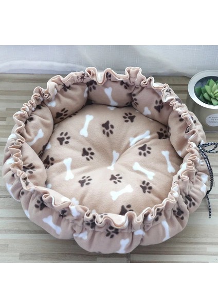 No.15 Tarzı 55CM Dış Çap Süper Yumuşak Sıcak Kedi Yatağı Ayarlanabilir Köpekler Mat Pet Uyku Sepeti Yuvarlak Kabarık Hafif Rahat Dokunmatik Kulübesi 17 Renk (Yurt Dışından) modelleri