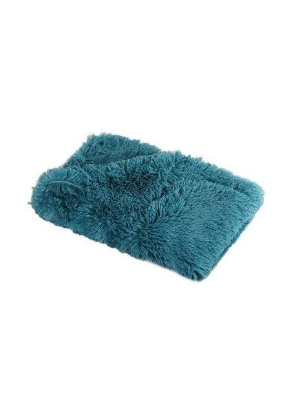 Camgöbeği Mavi Tarzı 56X36CM Yumuşak Pet Köpek Battaniye Kedi Yatak Mat Uzun Peluş Sıcak Çift Katmanlı Kabarık Derin Uyku Örtüsü Küçük Orta Büyük Köpekler Için Yatak (Yurt Dışından)