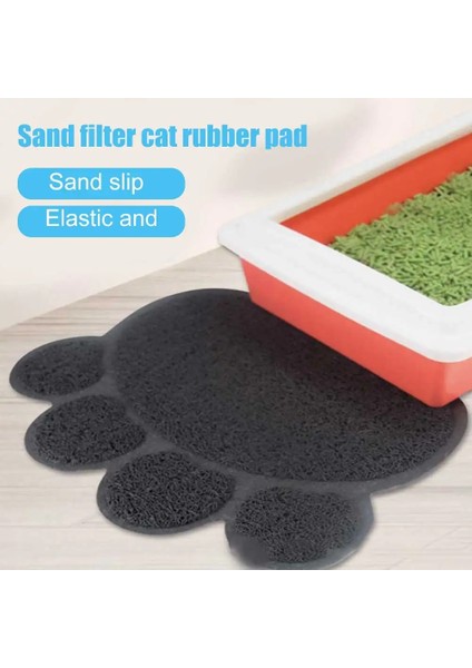 Bej Tarzı Sıcak Kedi Kumu Tutma Paspasları Pedler 30*40CM Pvc Elastik Elyaf Kediler Için Paspaslar Kum Kutuları Kedi Yatakları Paspaslar Evcil Hayvan Ürünleri Kedi Malzemeleri (Yurt Dışından) indirimleri