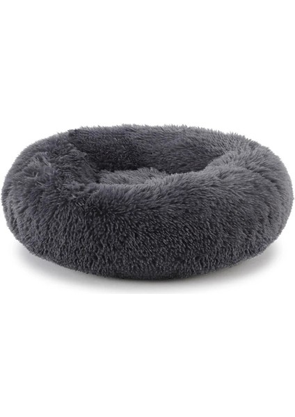 Koyu Gri Tarzı 50CM Sakinleştirici Rahat Köpek Yatağı Yuvarlak Büyük Köpekler Için Pet Şezlong Yastık Kedi Kış Köpek Kulübesi Noel Yavrusu Mat (Yurt Dışından)