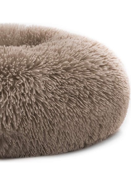 Koyu Gri Tarzı 50CM Sakinleştirici Rahat Köpek Yatağı Yuvarlak Büyük Köpekler Için Pet Şezlong Yastık Kedi Kış Köpek Kulübesi Noel Yavrusu Mat (Yurt Dışından) indirimleri