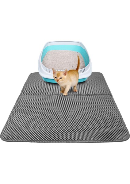 Siyah Stil M Beden Kedi Kum Kumu Mat Tuvalet Çift Taraflı Su Geçirmez Evcil Hayvanlar Tuzakçı Kediler Çöp Kutusu Kendi Kendini Temizleyen Eva Kaymaz Halı Evcil Hayvan Malzemeleri (Yurt Dışından)