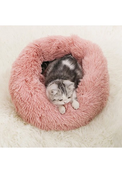 Renk 5 Tarzı 35X35X15CM Uzun Peluş Kabarık Pet Köpek Yatağı Claming Kedi Yatakları Donut Yuvarlak Bank Yumuşak Sıcak Chihuahua Kulübesi Büyük Mat Yastık Nesk Pet Malzemeleri (Yurt Dışından)