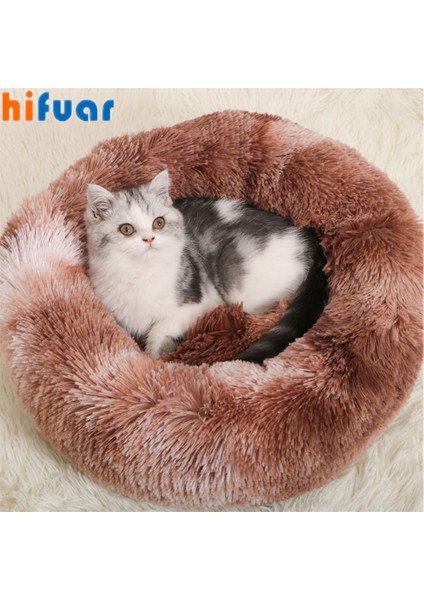 Renk 5 Tarzı 35X35X15CM Uzun Peluş Kabarık Pet Köpek Yatağı Claming Kedi Yatakları Donut Yuvarlak Bank Yumuşak Sıcak Chihuahua Kulübesi Büyük Mat Yastık Nesk Pet Malzemeleri (Yurt Dışından) fiyatları