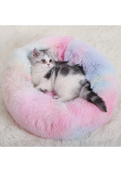 Renk 5 Tarzı 35X35X15CM Uzun Peluş Kabarık Pet Köpek Yatağı Claming Kedi Yatakları Donut Yuvarlak Bank Yumuşak Sıcak Chihuahua Kulübesi Büyük Mat Yastık Nesk Pet Malzemeleri (Yurt Dışından) indirimleri