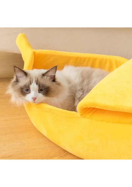 Mavi Stil S 3 Ibs Altı Için Komik Muz Kedi Yatak Ev Sevimli Rahat Kedi Mat Yataklar Sıcak Dayanıklı Taşınabilir Pet Sepet Kulübesi Köpek Yastık Kedi Malzemeleri Renkli (Yurt Dışından) fırsatları