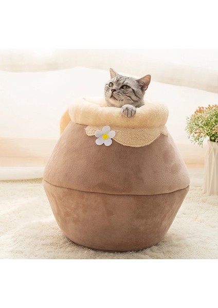 Yeşil Stil S 56X35X29CM Kış Sıcak Kedi Yatak Peluş Yumuşak Taşınabilir Katlanabilir Sevimli Kedi Evi Mağara Uyku Tulumu Yastık Kalınlaşmış Pet Yatak Yavru Ürünleri (Yurt Dışından) fiyatları