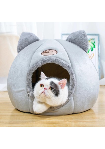 Yeşil Stil S 56X35X29CM Kış Sıcak Kedi Yatak Peluş Yumuşak Taşınabilir Katlanabilir Sevimli Kedi Evi Mağara Uyku Tulumu Yastık Kalınlaşmış Pet Yatak Yavru Ürünleri (Yurt Dışından) indirimleri