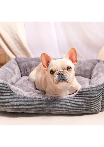 Gri Stil U 70X52CM Sıcak Yeni Kadife Büyük Köpek Yatağı Kanepe 2xl Yavru Kedi Yatak Pet House Kış Sıcak Peluş Yatak Yastık Küçük Irklar Için Köpek Aksesuarları (Yurt Dışından) modelleri