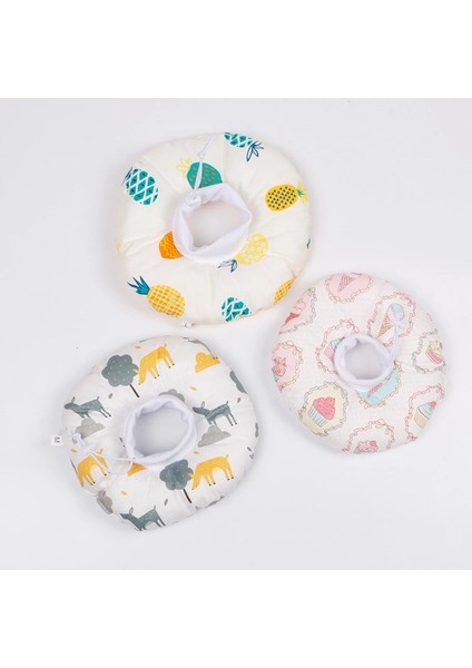 Donanma Tarzı S Beden Karikatür Baskılı Sevimli Meyve Pet Elizabethan Yaka Yumuşak Pamuk Ayarlanabilir E-Yaka Isırmayı Önler Boyun Halkası Koruma Yaka (Yurt Dışından) fırsatları