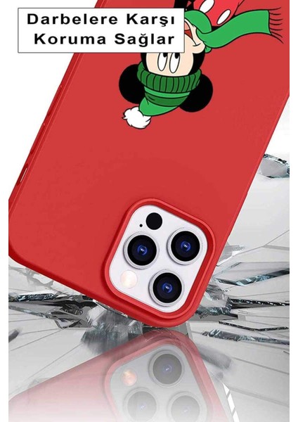 Samsung Galaxy A11 Soft Premier Kapak Mickey Mouse-G Tasarımlı Silikon Kılıf - Mor