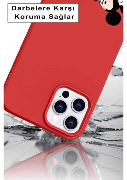 Samsung Galaxy A20 Soft Premier Kapak Mickey Mouse-F Tasarımlı Silikon Kılıf - Lacivert