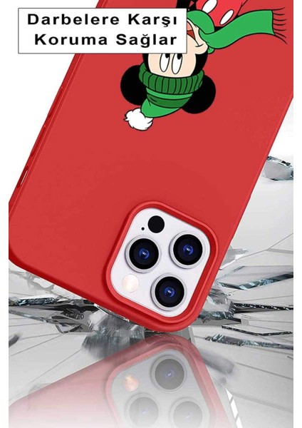 Samsung Galaxy S20 Fe Soft Premier Kapak Mickey Mouse-G Tasarımlı Silikon Kılıf - Mürdüm