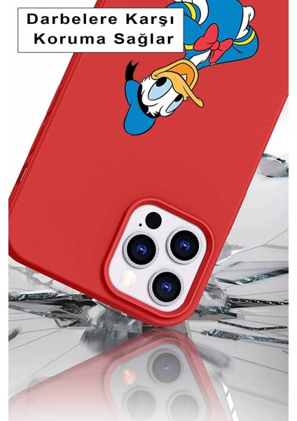 Samsung Galaxy S20 Fe Soft Premier Kapak Donald Duck-C Tasarımlı Silikon Kılıf - Siyah