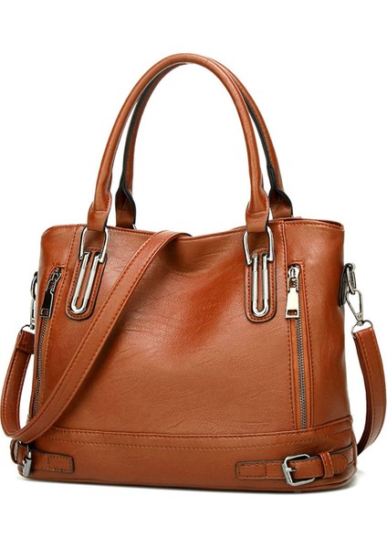 Kadın Çanta Büyük Kapasiteli Günlük Omuz Çantası (Yurt Dışından)