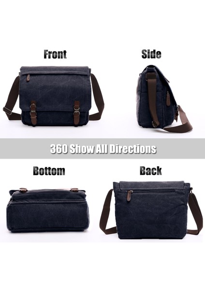 Vintage Kanvas Omuz Çantası Askılı Çanta (Yurt Dışından) fiyatları