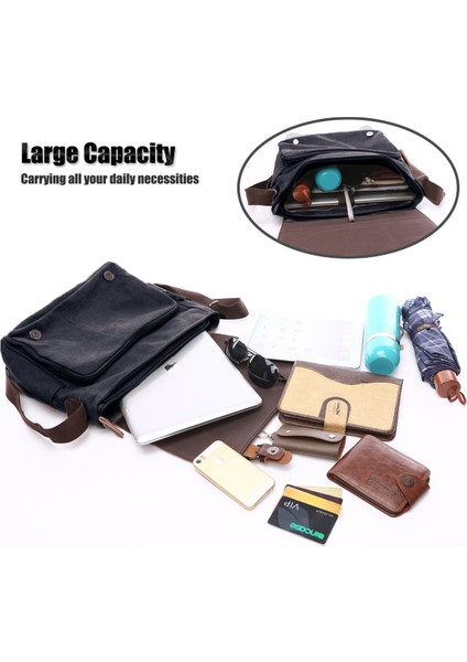 Vintage Kanvas Omuz Çantası Askılı Çanta (Yurt Dışından) indirimleri