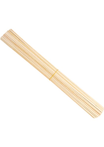 Bitmemiş Bambu Çubuklar Craft Yuvarlak Çubuk Malzemesi Pürüzsüz 50 3 × 300MM (Yurt Dışından)