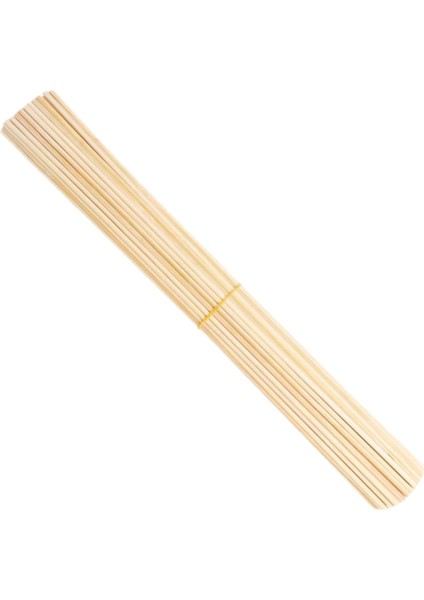 Bitmemiş Bambu Çubuklar Craft Yuvarlak Çubuk Malzemesi Pürüzsüz 50 3 × 300MM (Yurt Dışından)