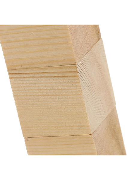 Doğal Ahşap Blokları Bitmemiş Ahşap Şekiller Dıy El Sanatları Çocuklar Için Hobiler 35MM 3 (Yurt Dışından) indirimleri