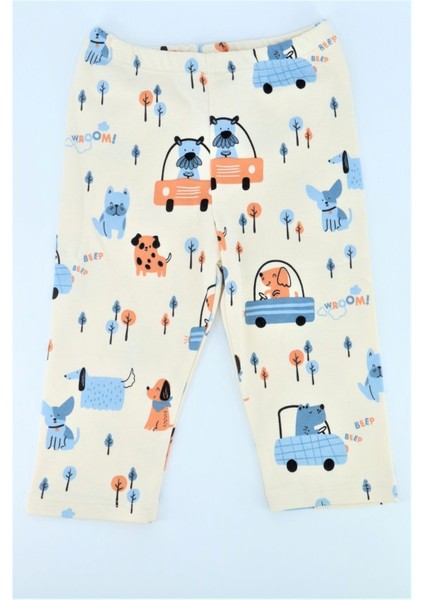 Erkek Bebek Pijama Badi ve Pantolon 2'li Takım 0117 fırsatları