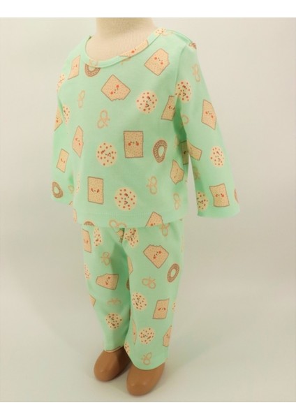 Erkek Bebek Pijama Badi ve Pantolon 2'li Takım 0111