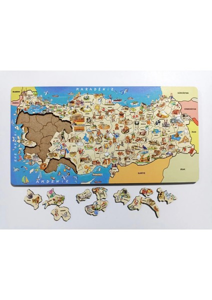 25*35 Türkiye Harita Puzzle