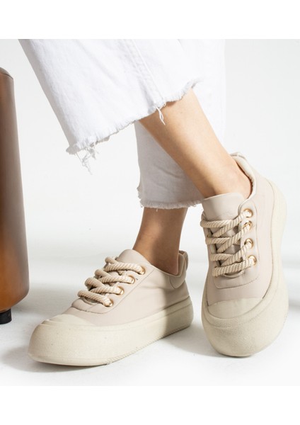 Zeny Krem Kadın Sneakers fiyatları