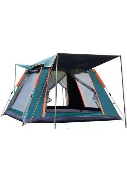 Yek Outdoor 4 Kişilik Tam Otomatik Tenteli Kamp Çadırı 240X240X160