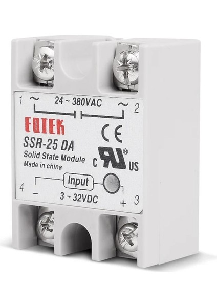 SSR-25DA SSR Solid State Röle 25A (Katı Hal Rölesi)