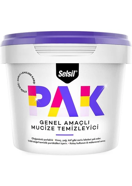 Pak Mucize Temizleyici Krem 500 Gr.