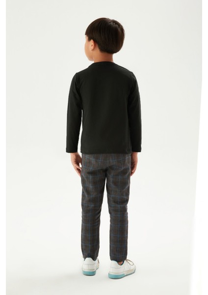 Erkek Çocuk Siyah T-Shirt 23FW0NB3520