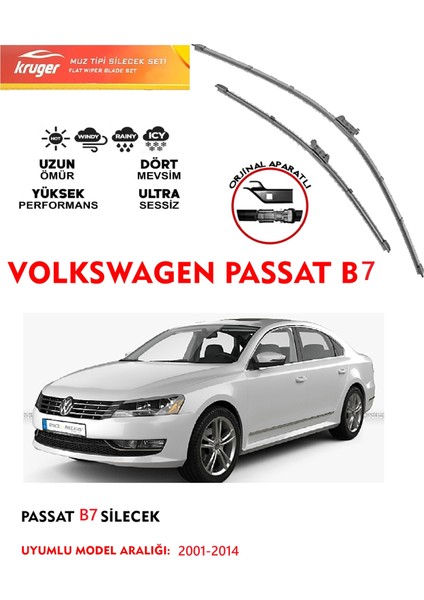 Volkswagen Passat Silecek Araca Özel Orjinal Aparat  2011-2014