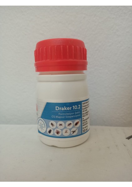 Vebi Draker 10.2 Cs Kokusuz Genel Böcek Haşere İlacı 50 ml 1 Adet