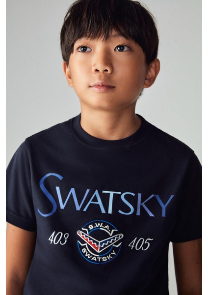 Erkek Çocuk Lacivert T-Shirt 23PFWSW1566 fırsatları