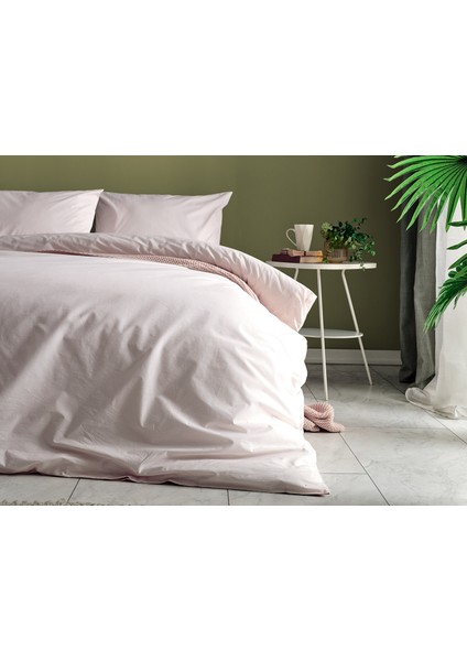 Dreamlife Nevresim Takımı Çift Kişilik - Pudra