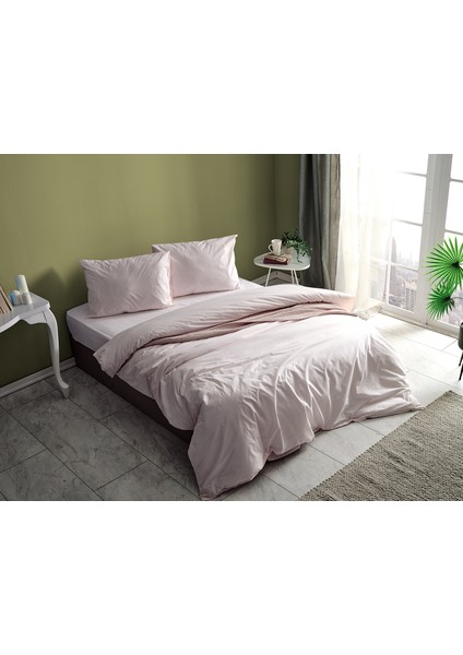 Dreamlife Nevresim Takımı Çift Kişilik - Pudra indirimleri
