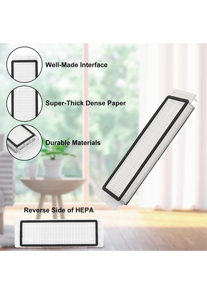 S6 Pure, S6, E4, S4 Max, S6 Maxv, S5, S5 Max, S4, E20 E25 E35 S50 Ana Yan Fırça Filtre Mops Parçaları Için (Yurt Dışından)