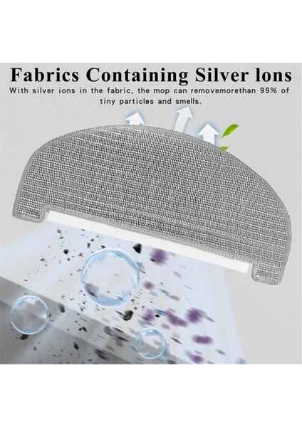 12 Adet Yıkanabilir Paspas Pedi G40 Hibrit/hibrit+ Robotlu Süpürge Yedek Parçalar Paspas Bezi Bez (Yurt Dışından) fiyatları