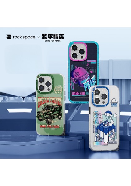 Space iPhone 14 Pro Max Peace Elite Serisi Kılıf Yeşil modelleri