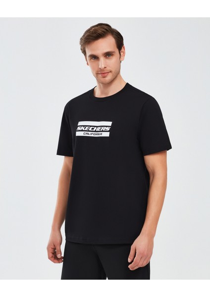 Graphic T-Shirt M Short Sleeve Erkek Siyah Tshirt S241056-001
