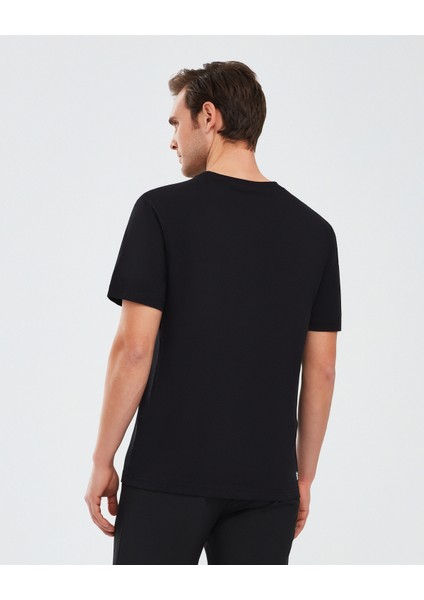Graphic T-Shirt M Short Sleeve Erkek Siyah Tshirt S241056-001