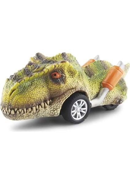 Dinozor Oyuncak Tyrannosaurus Mini Dinozor Arabası Oyuncak Çek Bırak Dinozor Figürleri