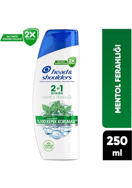 H&s Şampuan Mentol Ferahlığı 2in1 250 ml