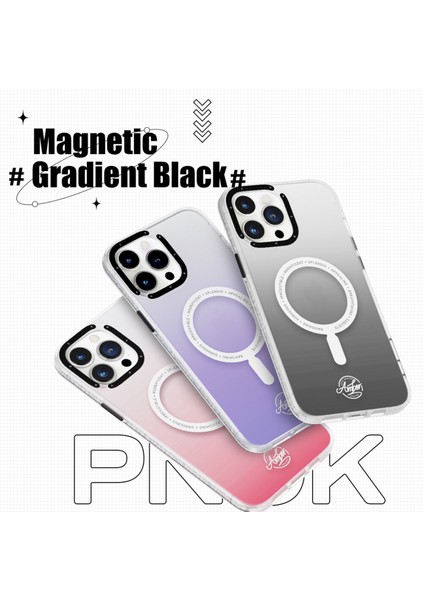 iPhone 14 Plus Amber Serisi Magsafe Kılıf Siyah