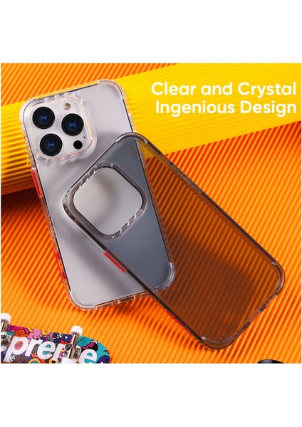 iPhone 14 Pro Max Air Serisi Şeffaf Silikon Kılıf Siyah fiyatları