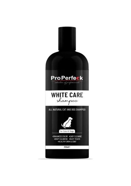 Pro Perfeck White Care Beyaz Tüylü Kedi ve Köpek Şampuanı 250 ml Jetsepet